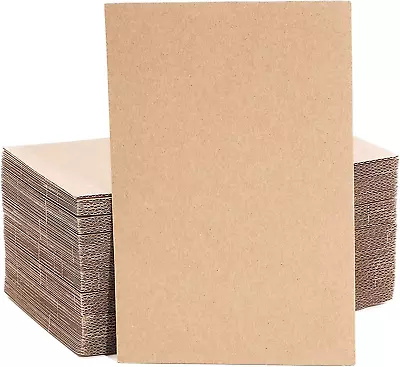 Corrugated Cardboard Sheets E-Flute Boards (6 X 9 In 50 Pack) • $22.86