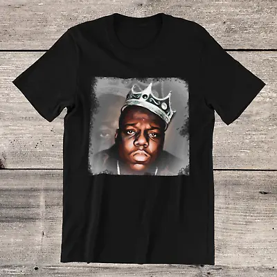 NOTORIOUS BIG T-Shirt Biggie Old School Hip Hop Rap Legend Ring Spun Cotton Tee • $12.95
