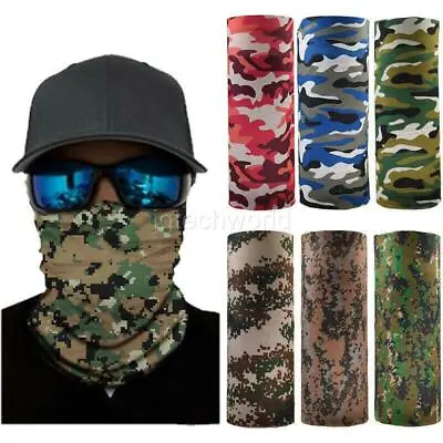 New Bandana Tube Face Cover Mask Balaclava Bike Motorcycle Paintball Camo Scarf • $6.99