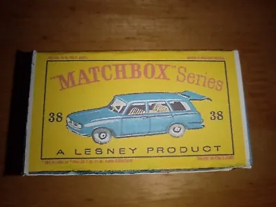 Matchbox No38 Vauxhall Victor Estate - Replica - Copy Box Only • £1.95