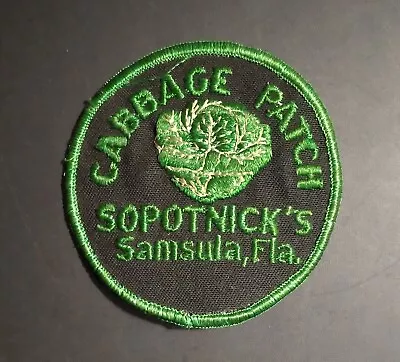 Vintage Daytona Beach Bike Week Patch Sopotnick's Cabbage Patch Bar Samsula FL • $9.75