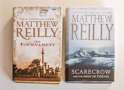 2 X Matthew Reilly Books: Scarecrow And The Tournament  Hardcover • $22.38