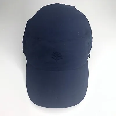 Coolibar Panel Hat Cap Outdoors Hat Cap Blue C42 • $60