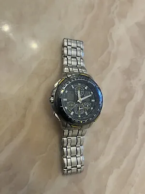 Mens Watches Used Citizen Eco Drive Skyhawk Blue Angels • £500