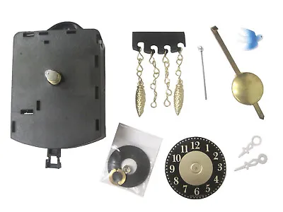 Mini German Battery Cuckoo Clock Replacement Chime Pendulum Movement (MCC-100) • $29.95