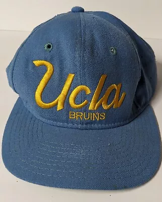 Vtg UCLA Bruins 100% Wool Sports Specialties Snapback Hat Baseball Cap Twill(F3) • $55