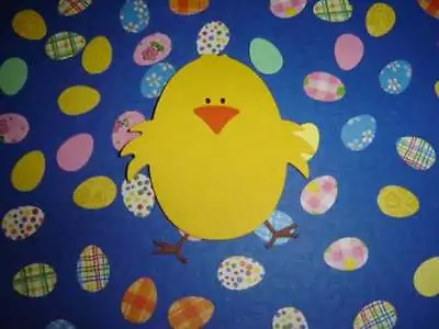 Large Cute Easter Chick Die Cuts For Card Toppers • £2.99