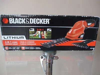 Black & Decker 3.6V Lithium 2-N-1 Combo Garden Shear GSL35 - NEW • $33.95