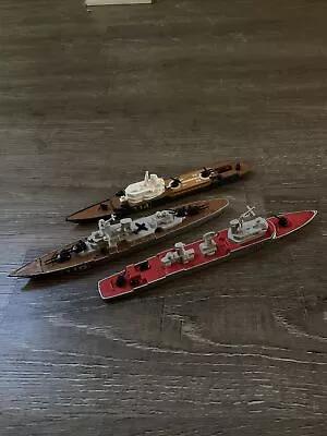 Lot 3 Lesney Sea Kings Battleships K301 K303 K 307 Made In England Matchbox Rare • $17.99