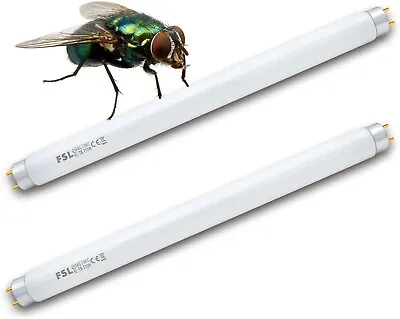 FSL BL T8 F10W Fly Killer Replacement Bulbs - 13in UV Tubes For 10/20 W Fly Ins • £22.99