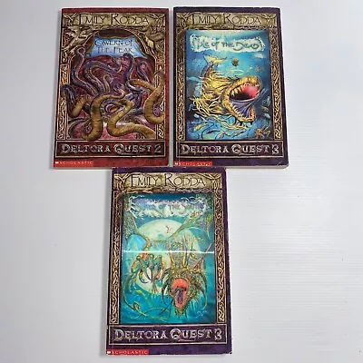 Emily Rodda  - Deltora Quest 3 And W  - Books 3 4 And 1 Holographic Covers • $15