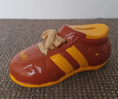 🔶RARE 1960/70s AFL VFL HAWTHORN HAWKS CERAMIC ADIDAS FOOTBALL BOOT MONEY BOX  • $149.99