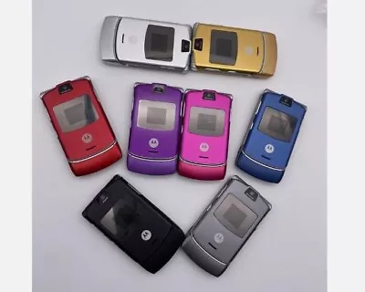 Motorola RAZR V3 GSM 850 /900 /1800 /1900 Unlocked Flip Bluetooth CellPhone • $19