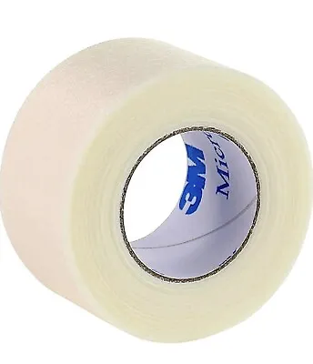 X3 3M Micropore Tape First Aid Medical Tape 2.5cm X 9.14m X 1 Roll • £5.99