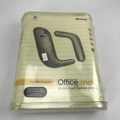 Microsoft Office Mac 2004 Student And Teacher Edition New Sealed!! • $23.95