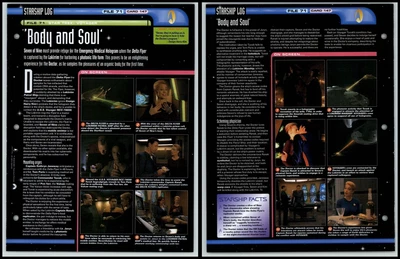 £1.49 • Buy Body & Soul - Voyager - Star Trek Fact File Page