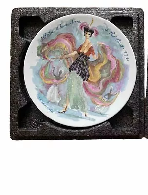 Albertine 1910 D'Arceau Limoges France Collector Plate Women Century Ganeau 76 A • $10