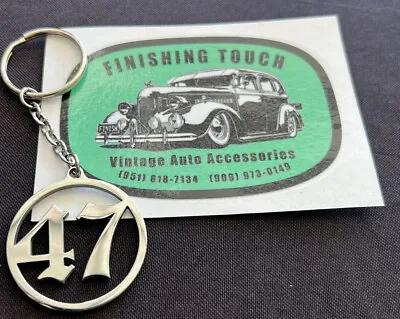 47 Stainless Steel Polished Key Chain Chevy Ford Buick Dodge Plymouth Pontiac GM • $19.99