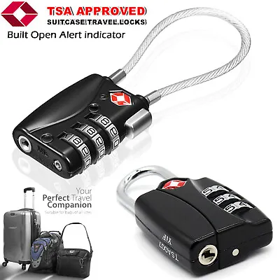 $20.89 • Buy TSA Approved Combination Lock PadLock Locker Locks Security Suitcase Luggage Bag