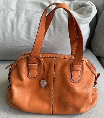 Michael Kors Orange Leather Dome Shaped Handbag • $60