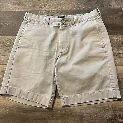 J. Crew Gramercy Mens Size 32W Gray Cotton Chino Shorts • $10