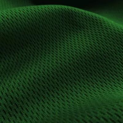 Hunter Green Flat Back Dimple Mesh Athletic Uniform Jersey Fabric - 58  Wide • $13.95