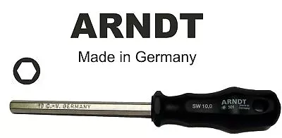ARNDT Germany Hex Screwdriver Screw Driver Hexagonal Hexagon Screwdriver • £13.99