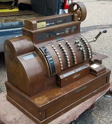 $449 • Buy Beautiful Vintage National Cash Register 922-g With Keys ! Works Great !