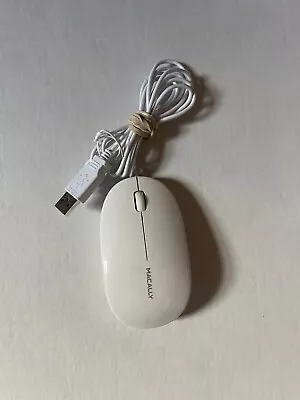 Macally Wired USB Ice Mouse2 For Windows PC & More - White (ICEMOUSE2) / 5Ft • $9.88