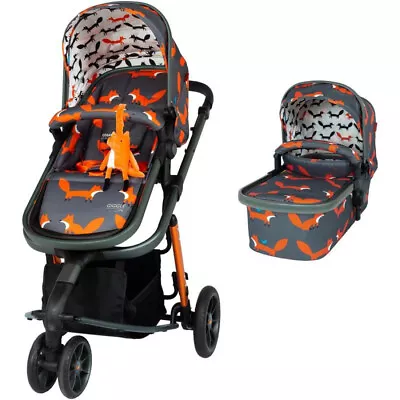 Cosatto Giggle 3 Pram And Pushchair In Charcoal Mister Fox • £250