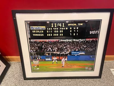 Mariano Rivera Yankees Last Pitch At Yankees Stadium Signed & Framed Steiner • $629.99