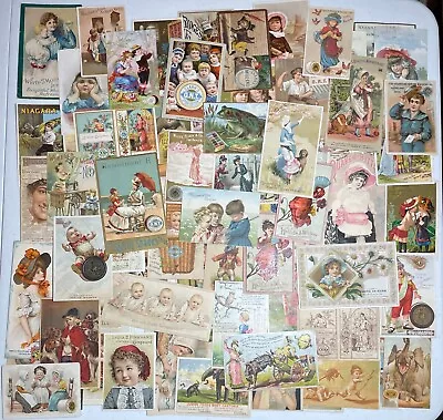 80+ Rare Victorian Trade Cards Ice Cream Flour Drugs Chocolate Sewing Machine • $9.99