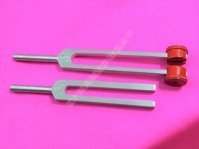 RED Tuning Fork With Weights - C 128-C512 - SURGICAL MEDICAL INSTRUMENTS • $7.35