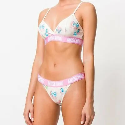 MOSCHINO COUTURE My Little Pony Bra Briefs Set Two Piece IT38 / US4/ XS RRP $220 • $49.95