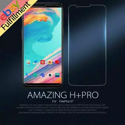 Nillkin 9H+PRO 0.2 Mm 2.5D Tempered Glass Screen Protector For OnePlus 1+5T • $16.75