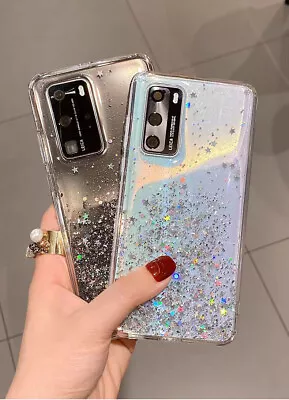 $15.38 • Buy F OPPO A17 A74 A16S A54S A76 A96 A57S  TPU Bling Nebulae Shockproof Case Cover