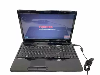 Black Toshiba Satellite L650D Laptop Windows 7 Battery Missing Not Bootable Devi • £19.52