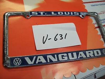 VANGUARD VW ST LOUIS MO Volkswagen TAG FRAME BUG THING BEETLE BUS RAT ROD JALOPY • $40