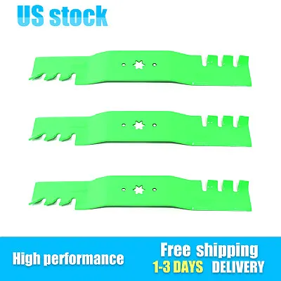 For MTD Cub Cadet RZT S54 942-0677 742-0677 Toothed Mulching 3 Pack Mower Blade • $36.68