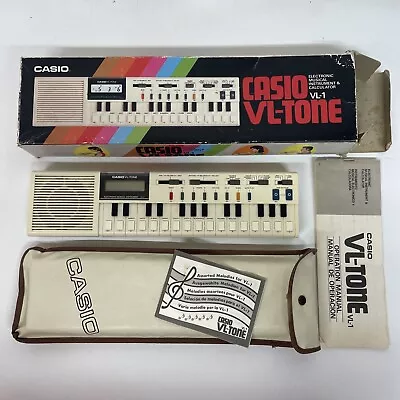 Casio VL-Tone VL-1 Mini Synthesizer Keyboard Retro W/ Box/ Case/ Manual VGC • $87.11