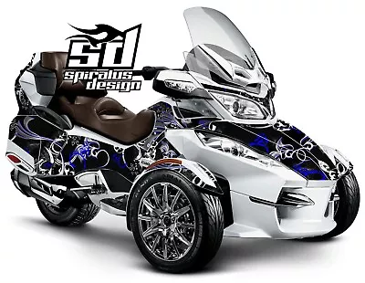 Can Am Spyder RT RT-S RT LTD Graphic Wrap Decal Kit  Perennial  2010-19 • $274.35