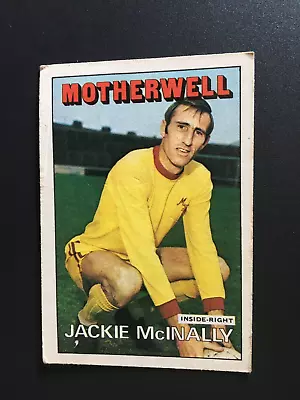 A & Bc Gum Scottish Football Card Rare 1972 Orange Backs McInally Motherwell 175 • £0.99