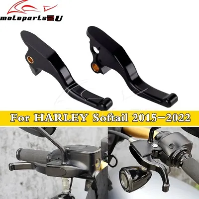 Motorcycle 5.9'' CNC Brake Clutch Master Cylinder Reservoir Lever Set For Harley • $35.99