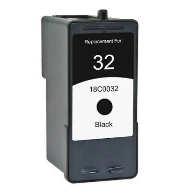 1 X No 32 Black Ink Cartridge Non-OEM Alternative For Lexmark X3335 X8350 Z915 • £19.99