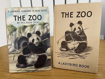 Ladybird  Learning To Read Book -The Zoo. 1960. M.E.Gagg. F Unclipped/ Dustcover • £7.99