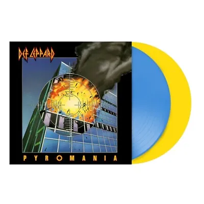 Def Leppard - Pyromania 40 - Limited Edition Blue & Yellow Colour Vinyl 2LP • $125.83