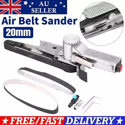 20mm Air Belt Sander Finger Sander Detail Sander Pneumatic Tool Polisher 3 Belt • $60.88