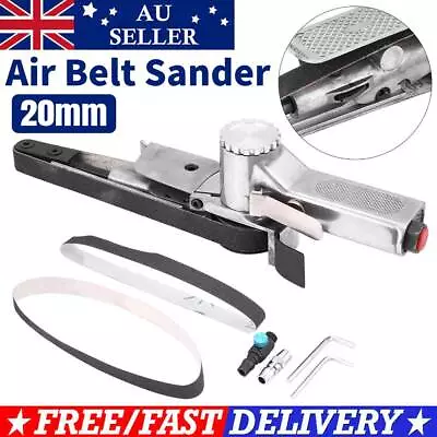 20mm Air Belt Sander Finger Sander Detail Sander Pneumatic Tool Polisher 3 Belt • $61.89