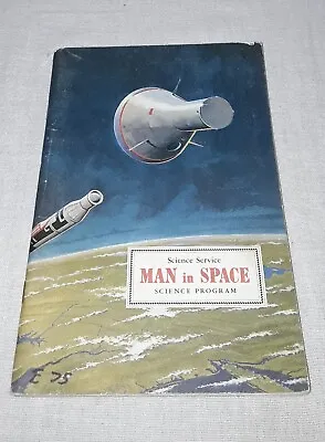 1960 Science Service Man In Space Science Program By Marvin L Stone With Stamps • $69.99