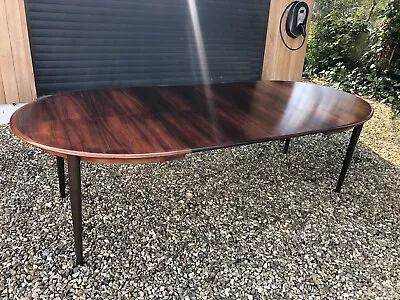 Rare Niels Koefoed Mid Century Danish Extending Rosewood Dining Table M4664 • £275